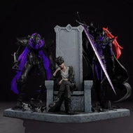 Solo Leveling Sung Jin-Woo & Ant King Beru & Igris Statue Set | Unpainted Fan Art | Painted Option v