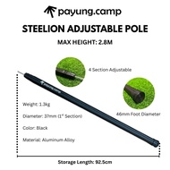 PAYUNG.CAMP Steelion Aluminium Adjustable Pole 2.8m