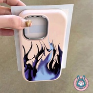 Blue Flame Pattern Cool Phone Case For Xiaomi Poco C65 C55 C51 C50 C31 Civi 4 Pro 3 2 1S Redmi Note 