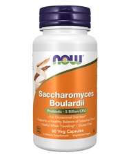 โปรไบโอติก NOW Foods Saccharomyces Boulardii Probiotic 5 Billion CFU 60 Veg Capsules