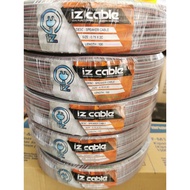 IZ 0.75mm² 42/0.15 x 2 Core Speaker Cable Wire 100% Pure Copper [Made In Malaysia]