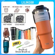 Tyeso Tumbler With Handle 600/750/900/1050/1200ml 304 Stainless Steel Insulated Thermos Flask Water Bottle Botol Air