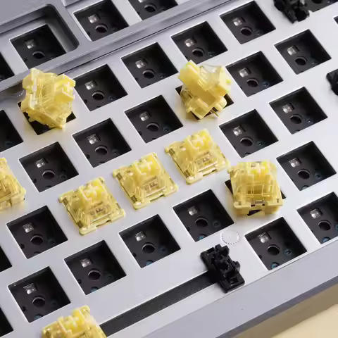 Akko V3 pro Cream Yellow Switch Mechanical Keyboard 5 Pin Linear Switch with Dustproof Stem for MX S