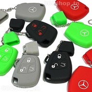 Silicone Car Key Cover Benz Mercedes Case CE CLS CLK ML B CL SLK230 S430 S500 S600 SL500 R350
