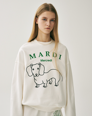 เสื้อสเวตเชิ้ต MARDI MERCREDI ดีไซน์เกาหลี