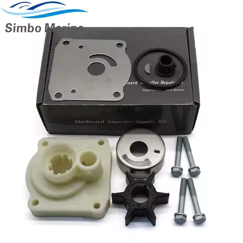 Water Pump Repair Kit for Yamaha Outboard 2 Stroke 30 HP C30 4 Stroke 25HP F25C Models Engine 61N-W0