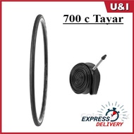 Premium 700X28C ( 28-622 ) Tyre for Fixie Road Bike Hybrid Touring Bike 700x28 ( 28-622 ) 700 x 28
