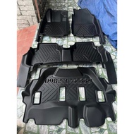 Thảm lót sàn nhựa 5D theo xe Honda BRV đời 2023-2024-2025 Mẫu Nhựa 5D TPE Tràn Viền