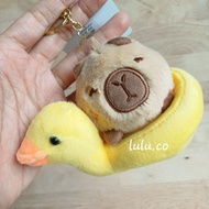 GANTUNGAN CAPYBARA DUCK GK041 doll keychain