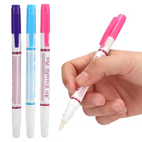Water Erasable Pen Double Head DIY Cloth Sewing Accessories Red/Blue/Purple Water Erasable Marking P