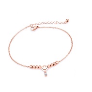 < 316 Shop > [XE49] (Fashion 316 Titanium Steel Anklet-Exhibition Charm Smiley Anklet/Smiley Anklet/