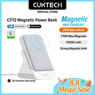 CUKTECH Magnetic Powerbank with Stand 10000 mAh 20W Max Fast Charging Wireless Charger（CP12 Power Ba