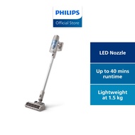PHILIPS Cordless Vacuum 2000 Series – XC2011/61, Lightweight 1.5kg, LED Nozzle, 3 Layer Filtration