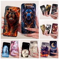 Cool Casing For Google Pixel 6A Phone Case GX7AS GB62Z G1AZG Cartoon Cover Dragon Lion Soft Silicone