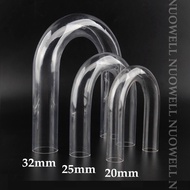 1pc O.D 20~32mm U-Type Transparent Acrylic Pipe Aquarium Fish Tank U-shape Tube Connector Plexiglass