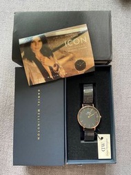 DW Daniel Wellington 手錶 Petite Ashfield  32mm 黑