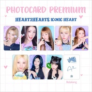 PHOTOCARD PC PREMIUM HEARTS2HEARTS H2H HATUHA THE CHASE STYLE RUDE LEMONTANG