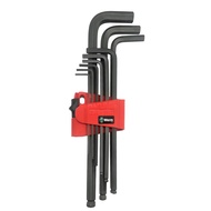 ชุดไขควงหกเหลี่ยม Wera 9 ชิ้น หัวกลมยาว ชุดไขควงหกเหลี่ยมภายในระบบเมตริก เครื่องมือมืออาชีพจาก Czech