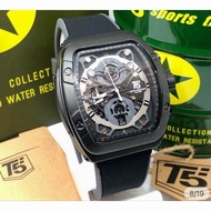 ORIGINAL BELLEIDA T5 H MENS WATCH ANALOGUE RUBBER CRONO WATERPROOF