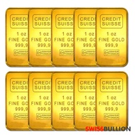 cod Replica 24ct Gold Plated CREDIT Layered Bullion Bar Switzerland Credit Bullion Bar Modern Art Co