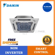 (FREE SHIPPING ) Daikin Non Inverter (WIFI) Ceiling Cassette Air Cond FCC50A (2HP)/ FCC60A (2.5HP)/ FCC85A (3HP)