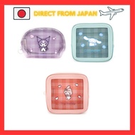 Marimo Craft Sanrio Characters Mesh Series Box Pouch Cinnamoroll W14 x H14 x D6cm SRTZ-040 ,Kuromi,W