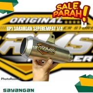 Sale PARAH!!! KNALPOT RMS MUFFLER ORIGINAL GP1 SARANGAN SEPEREMPAT 1/4 ENGKER POLL BKN DPJ BSS RPS D