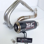 SC PROJECT CARBON Racing Exhaust Ninja250fi CBR250RR R25 MT25 FS Original