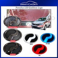 Perodua Bezza 2014-2019 Car Front Emblem Logo Running Light, Brake Light, Daylight (Front/Rear)