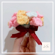 Crochet Flower Bouquet Crochet Coaster Flower/ Crochet Tulip Flower Coaster
