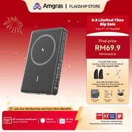 Amgras MagPower 825 3C Certification Magnetic PowerBank Wireless Charging Function Fast Charging 100
