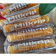 Milkrip Dry Cake Roombutter - coin sponge cake - mini dry sponge cake - roombutter dry cake - vanill
