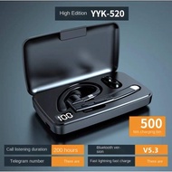 Hot-selling Ai Translation Wireless Bluetooth Headset yyk520 Single Ear Business Hanging Ear Type No