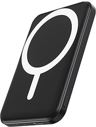 Podoru For Magsafe Powerbank iPhone 5000 mAh, Power Bank Mag-Safe with Type-C Cable, Power Bank Magn