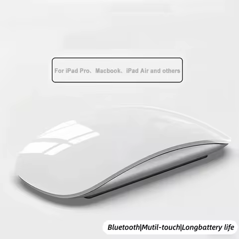 Bluetooth Wireless Mouse Rechargeable Silent Multi Arc Touch Mice Ultra-thin Magic Mouse For Laptop 