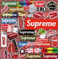 [行李·Macbook貼紙] supreme潮牌logo旅行箱行李箱貼紙筆記本電腦ipad滑板單板ins防水貼畫 Apple ipad macbook