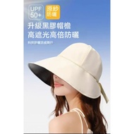 [CACUSS] 2025 Authorized Discount Summer Ice Silk UPF50+Sun Hat Extra Large Brim Vinyl Sun CS240320