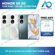 HONOR 90 5G Smartphone (12GB RAM + 256GB / 512GB ROM) Original Honor Malaysia Set