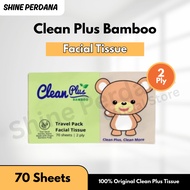 Travel Pack Tissue CLEAN PLUS Bamboo 70 Sheets | Bamboo Tissue