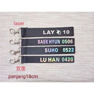 rantai kunci Wanna one seventeen izone twice Keychain lanyard