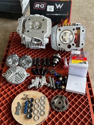 125ลูก57/4วาล์วลูกLHKสลัก13มิลปลอกหนาใส่แคร้งเดิมไม่ได้ต้องขยายแคร้งฝาพร้อมเซ็ทหลังวาวใส่125คาร์และ1