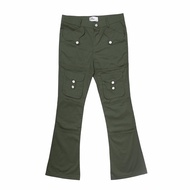 Mg OLIVE PANTS Blue khaki PANTS