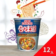 【NISSIN 日清】合味道香辣海鮮味杯麵(12入/箱)