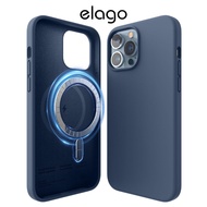 elago MS Silicone case Compatible with iP 13 Pro Max Case  - Built-in Magnets, Protective Cover