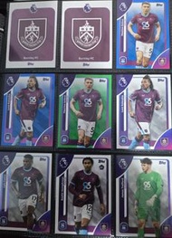 (包卡磚) Topps 2025-26 Premier League 英超 Burnley 般尼 球員卡