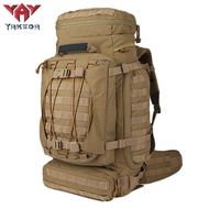 Yakoda 90L Outdoor Camping Tactical Backpack Travel Large Capacity Backpack MOLLE Multifunctional Ou