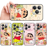Waterproof soft silicone phone Realme C51S C67 C68 C63 C61 P1 Note 50 Casual Boy Doodle Art case ant