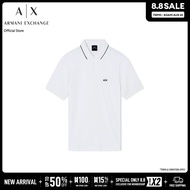 Armani Exchange เสื้อโปโลผู้ชาย รุ่น XM001289-AF10363-U0009 - สีออฟไวท์