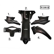 HONDA WAVE100 R WAVE100R WAVE100-R W100R INNER COVER SET COVER HITAM PANEL INNER COVERSET NON COLOR