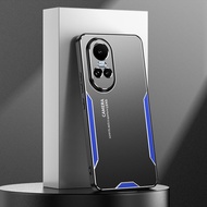 LANLIN For OPPO Reno 10 Pro Plus Reno 10 Pro Reno 10 Phone Case Matte Aluminum Alloy+TPU+PC Shockpro